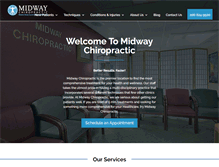 Tablet Screenshot of midwaychiropractic.com